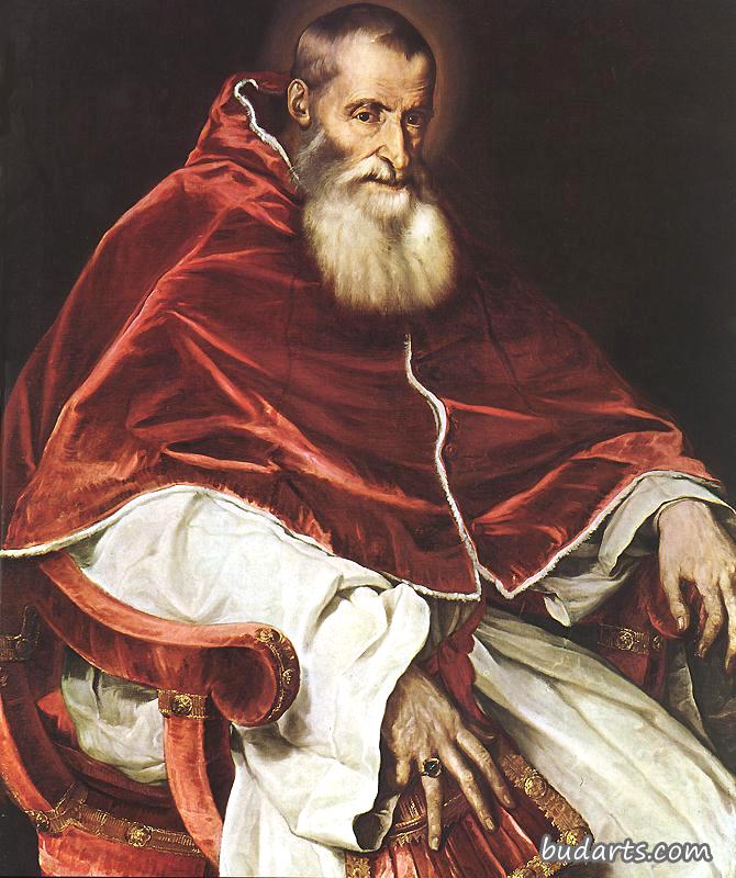 教皇保罗三世画像
