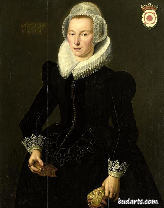 格里特耶·阿德里安斯德的肖像，格罗特（1588-1622或更高版本）