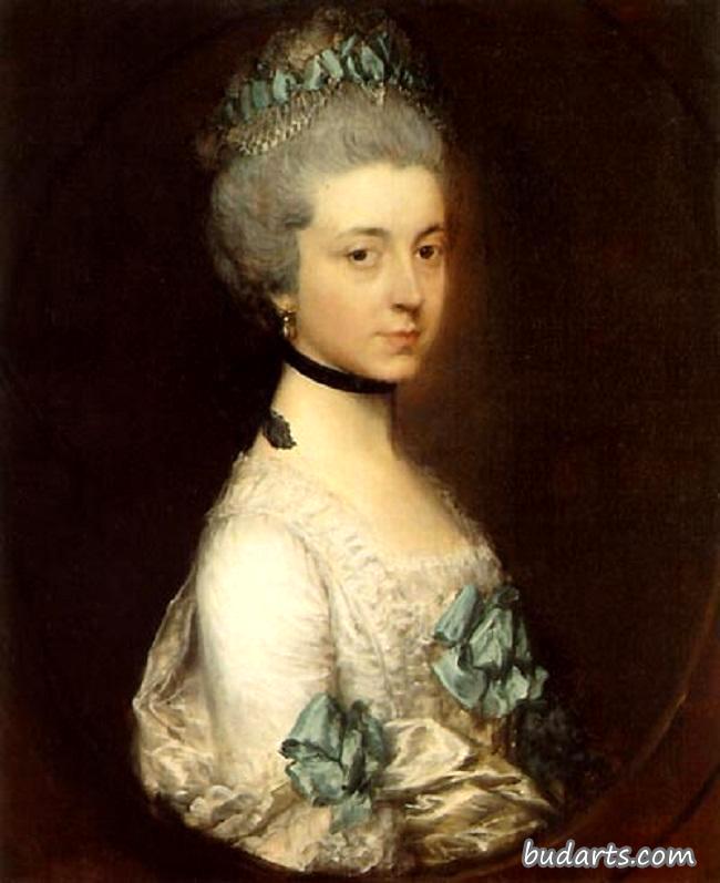 布克卢克和昆斯伯里公爵夫人伊丽莎白·蒙塔古女士的肖像