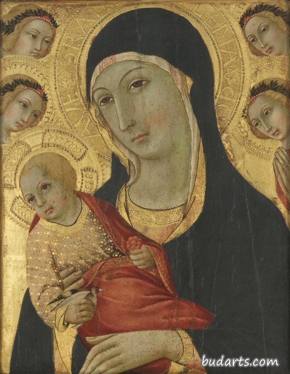 圣母与四个天使的孩子
