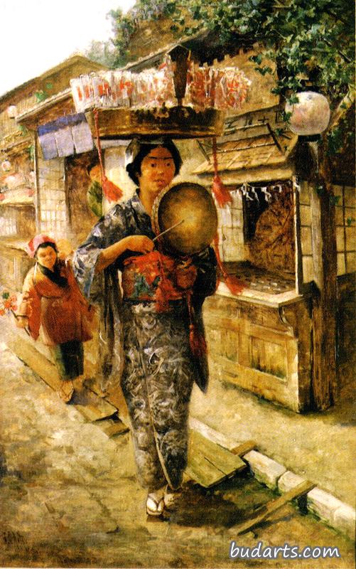 日本街头小贩