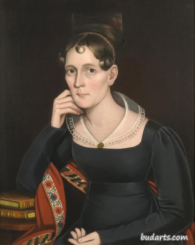 弗吉尼亚州罗克伯勒的沃伯顿夫人的肖像