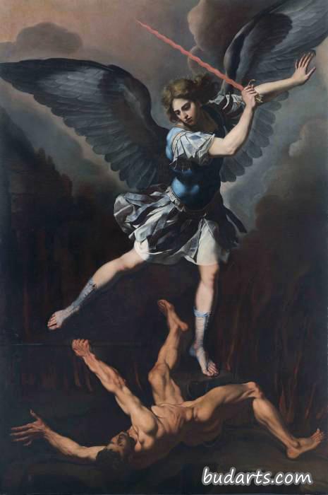 圣迈克尔大天使与魔鬼作战