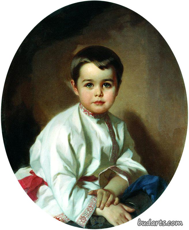 Portrait of Count Pavel Sheremetev as a Child