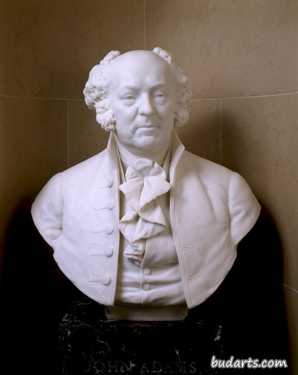 约翰·亚当斯半身像（1735-1826）美国第二任总统