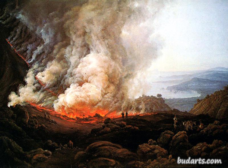 维苏威火山爆发