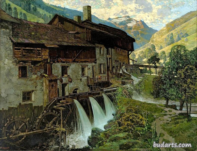 Mill near Mittersil, with entrance into Felbertal