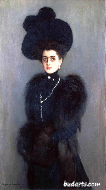 玛丽亚·阿巴梅莱克·拉扎列娃肖像
