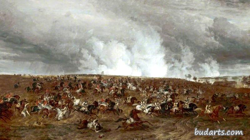 滑铁卢战役，1815年6月16日至19日，凯勒曼的铁甲军战败