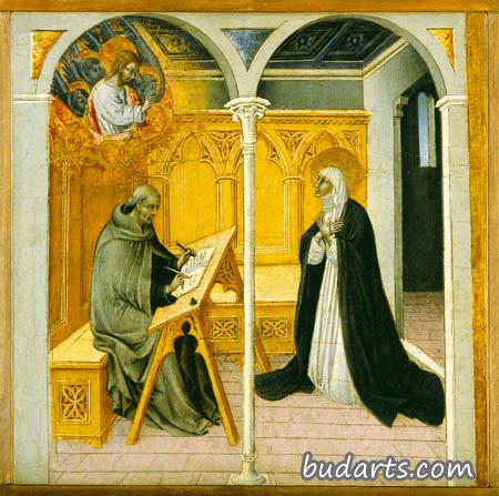 锡耶纳的圣凯瑟琳口述她的对话