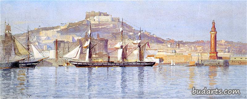 那不勒斯港，1873年