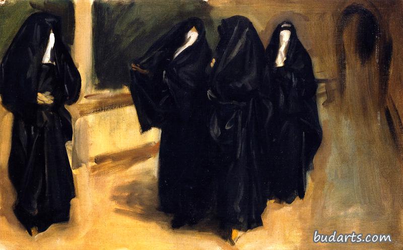 四位阿拉伯妇女