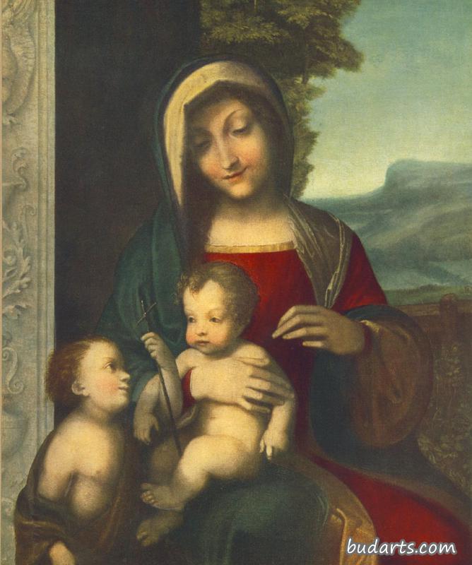 圣母玛利亚与圣约翰