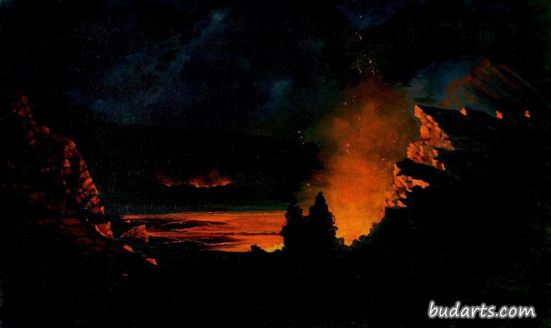 夏威夷岛基拉韦厄火山的爆发
