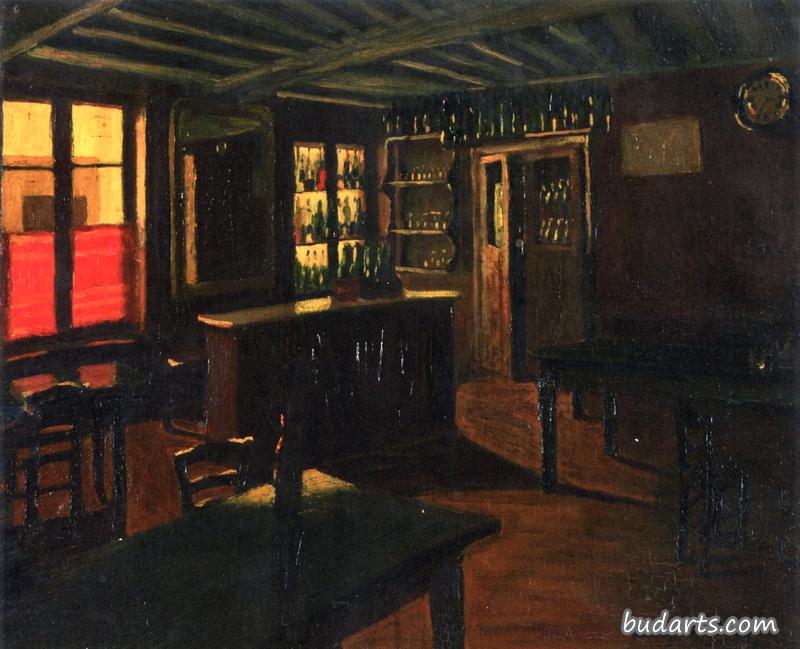 Drinking Room at the La Croix-Vert in Moret