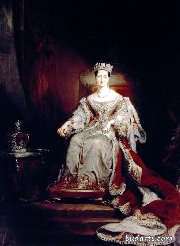 维多利亚女王，在上议院登基