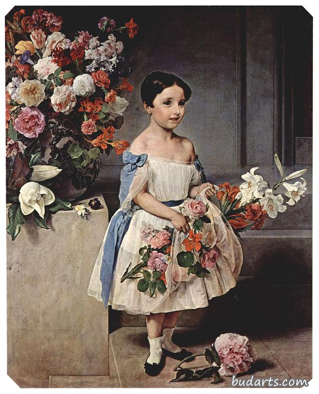 肖像，年轻的安东尼·内格罗尼·普拉蒂·莫罗西尼伯爵夫人