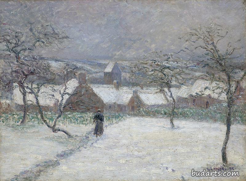 蒙坦的雪