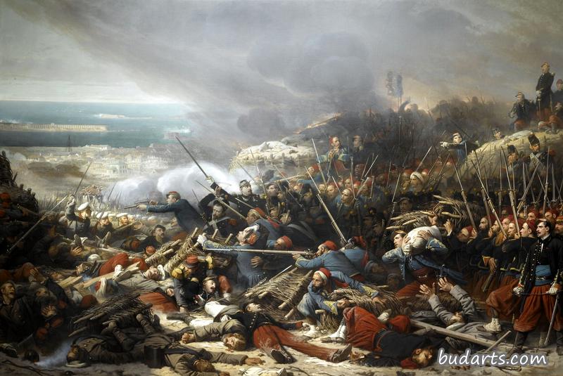1855年9月8日在马拉科夫峡谷中的战斗