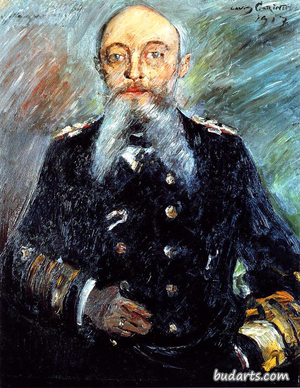 阿尔弗雷德·冯·蒂尔皮茨上将的肖像