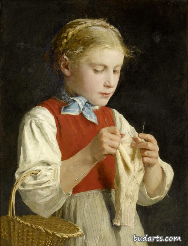 少女针织