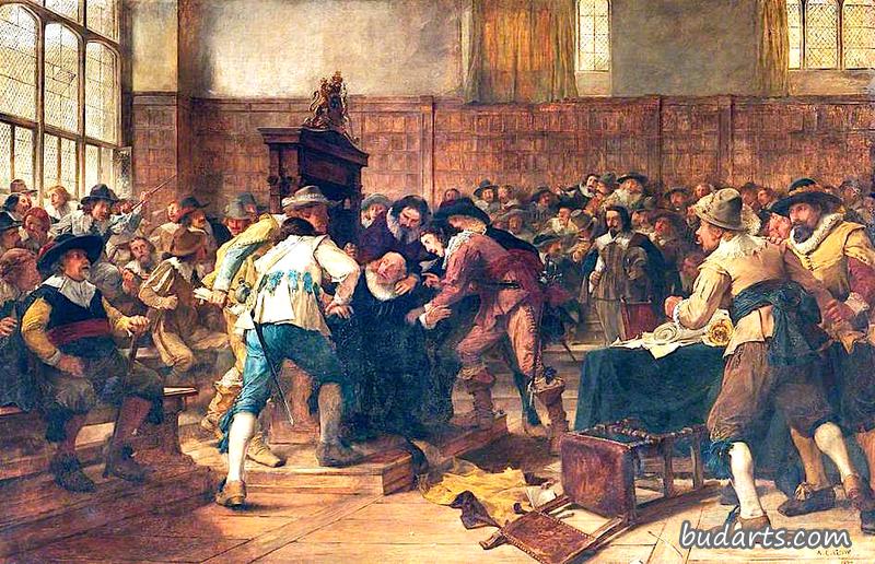 1629年3月2日，下议院的骚乱