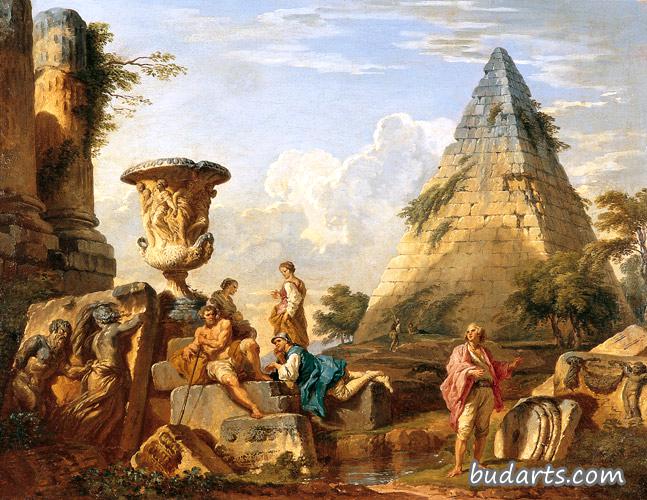 西比尔，凯奥·塞西奥金字塔和波盖塞花瓶