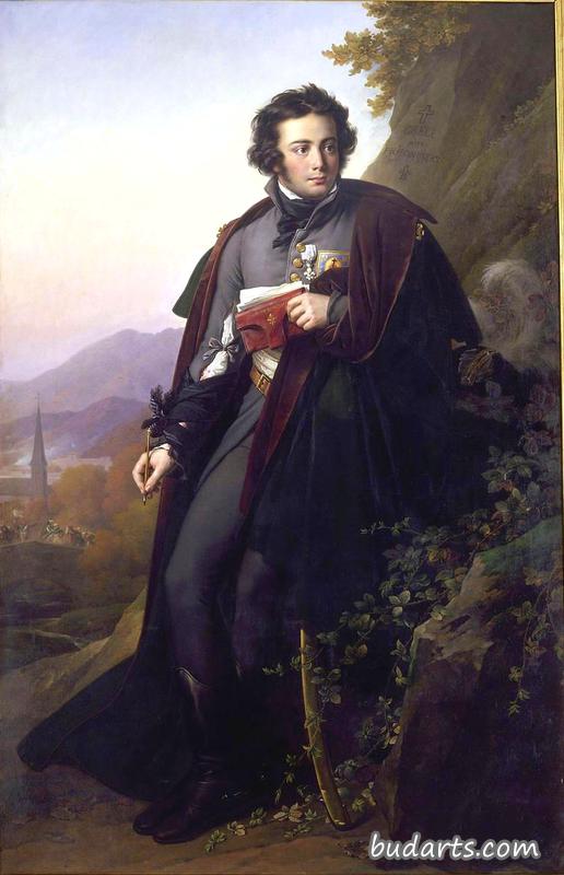 波尚侯爵查尔斯·梅尔奇奥尔·阿图斯的后腐殖质肖像（1760-1793）