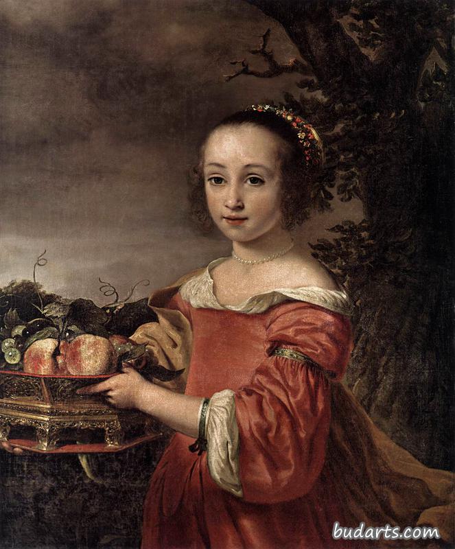 佩特罗内拉·埃利亚斯和一篮子水果