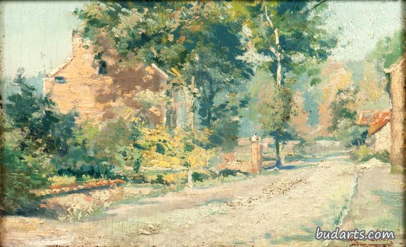 Main Road through Drogenbos