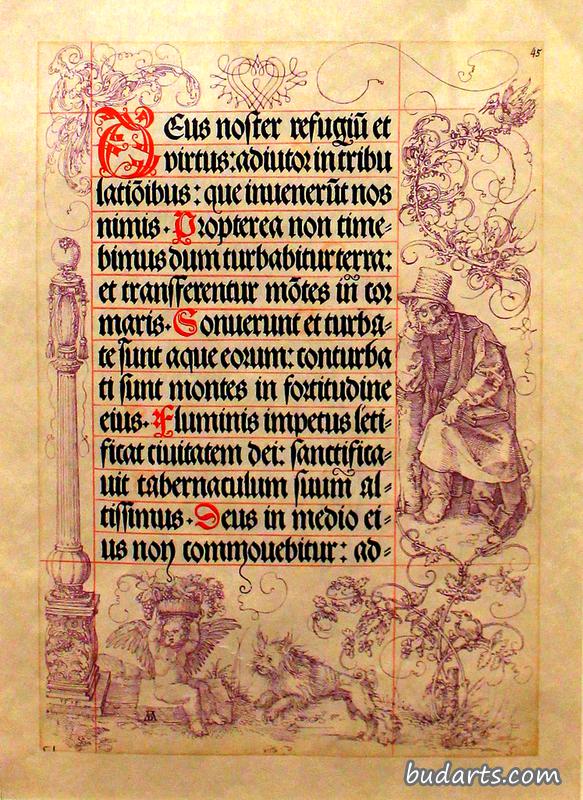 马克西米利安一世祈祷书中的绘画