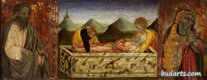 圣母、圣巴塞洛缪和女圣徒的埋葬