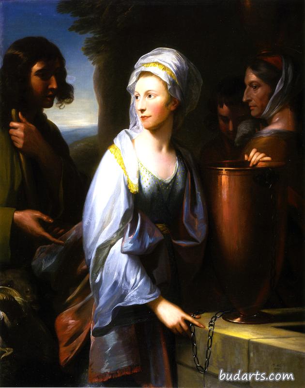 玛丽，柯比霍尔的亨利·汤普森的妻子，在井边扮演瑞秋