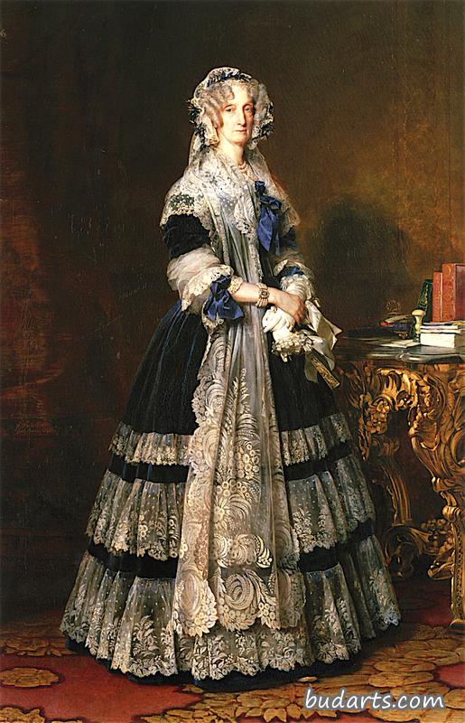 玛丽·阿米莉亚·德·波旁两个西西里岛，法国女王