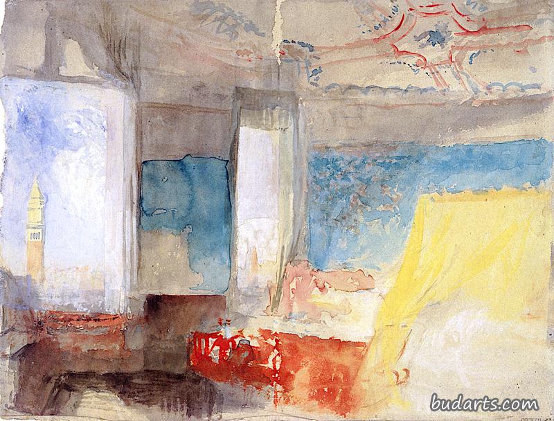 Turner's Bedroom in the Palazzo Giustinian (the Hotel Europa)