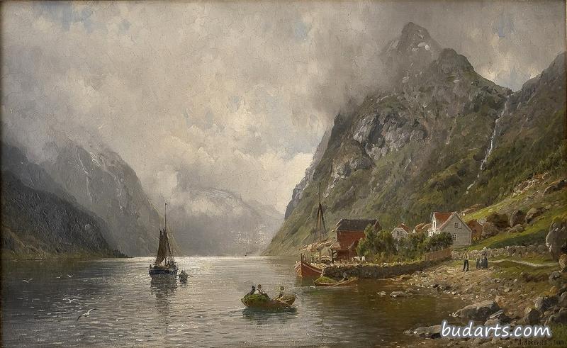 View on the Sognefjord, Norway