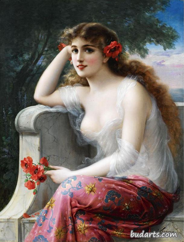 罂粟花小美女