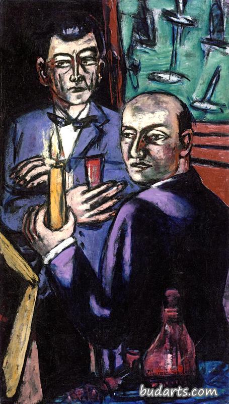 Portrait of Curt Valentin and Hanns Swarzenski