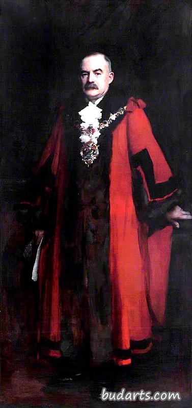 Councillor A. H. Evans, JP, Mayor of Wallasey