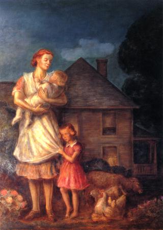 Kansas Pastoral - Farmer's Family