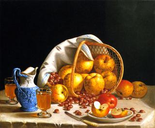 Still Life with Yellow Apples