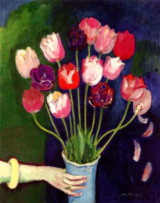 Vase of Tulips