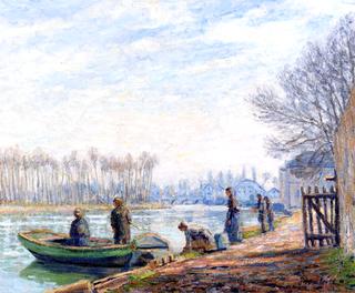 Fishermen in Moret-sur-Loing