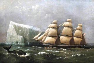 ‘HMS Scout’ Passing an Iceberg, 4 March 1875