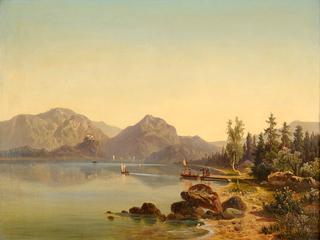 Summer Landscape with Lake