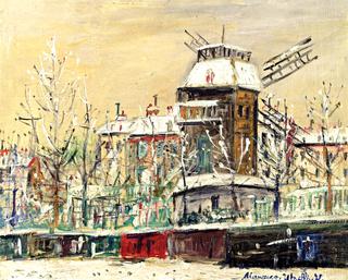 The Moulin de la Galette in Montmartre