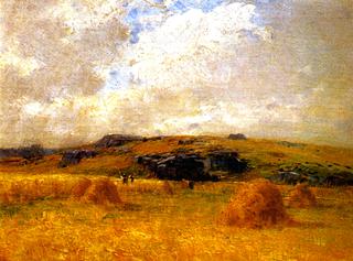 Haycocks on the Marshes