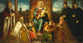 Doge Alvise Mocenego and Family Before the Madonna and Child