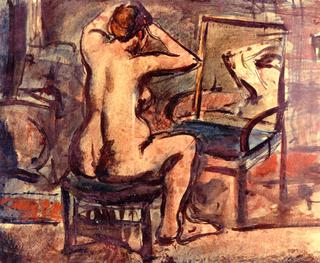 Nude at a Mirror II