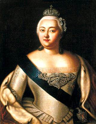 Portrait of Empress Elizaveta Petrovna